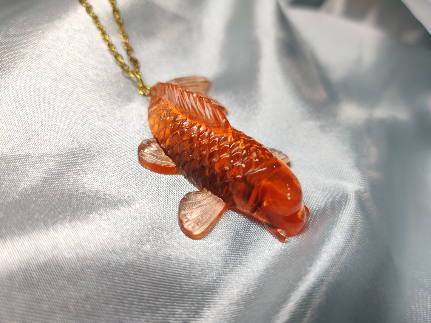 Speckled Koi Pendant