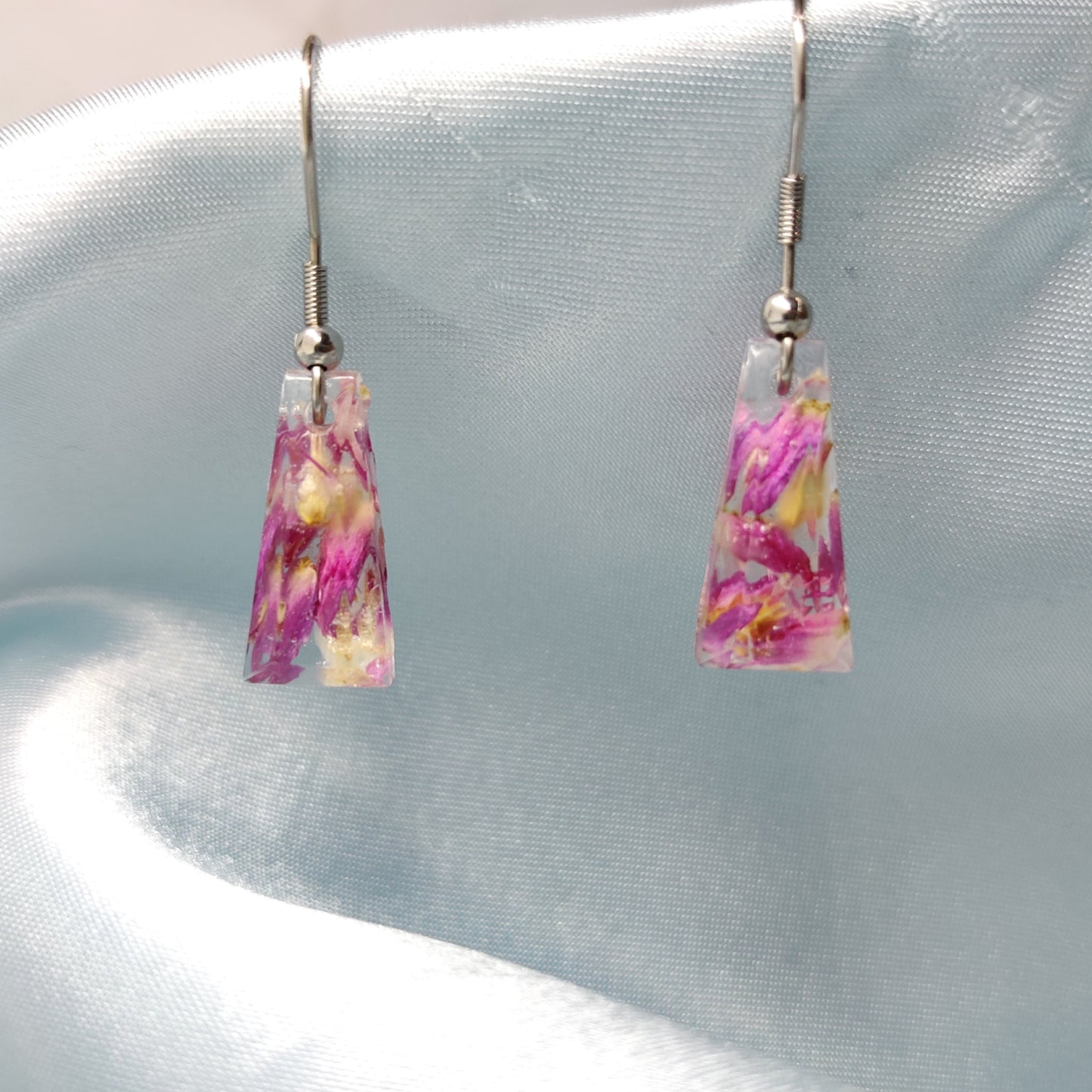 Peony Resin Earrings