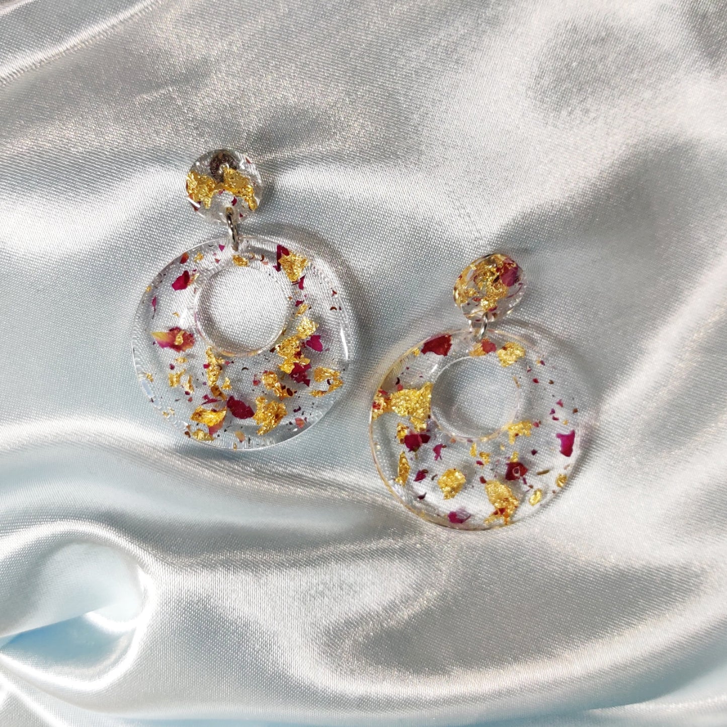 Opulent Rose Earrings