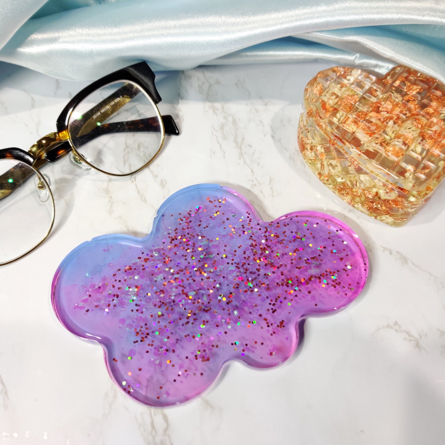 Cotton Candy Cloud Coaster