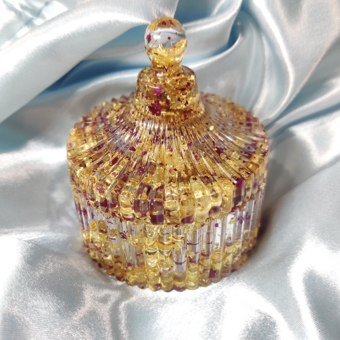 Rose and Gold Flake Box