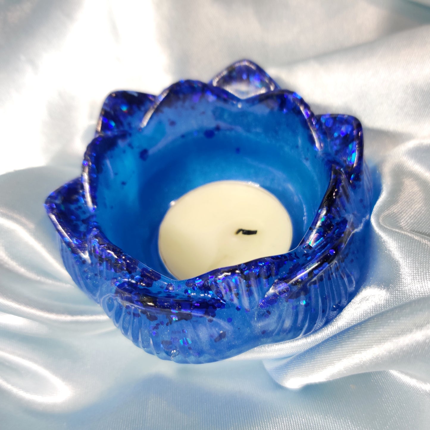 Blue Raspberry Candle Holder