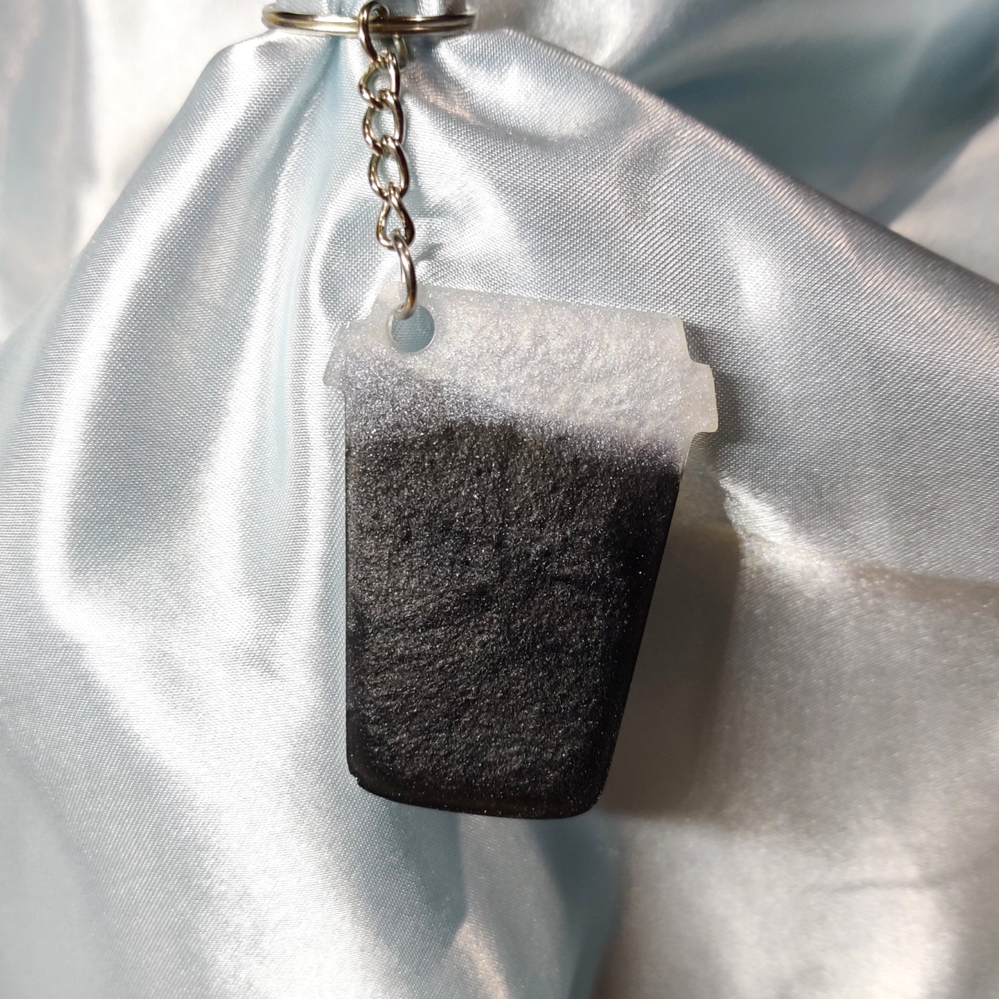 Coffee, Black Keychain