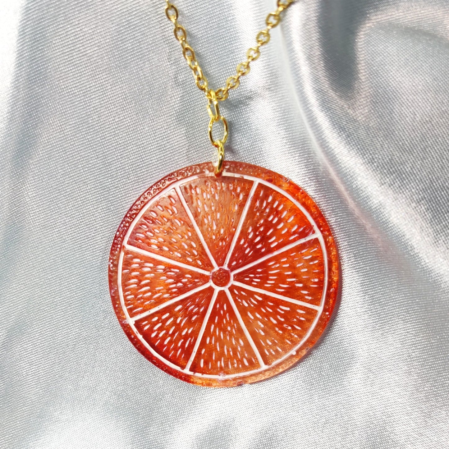 Orange Slice Pendant