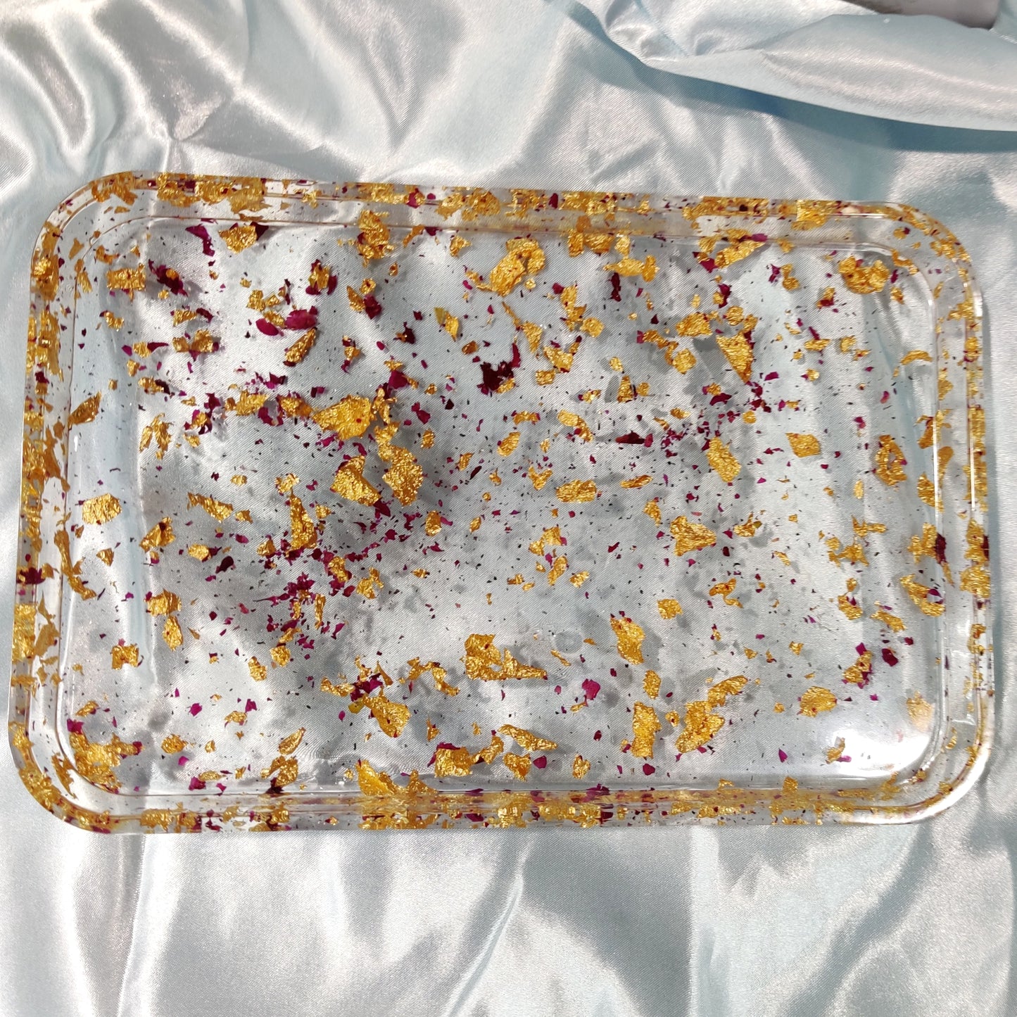 Rose and Gold Bedside Tray