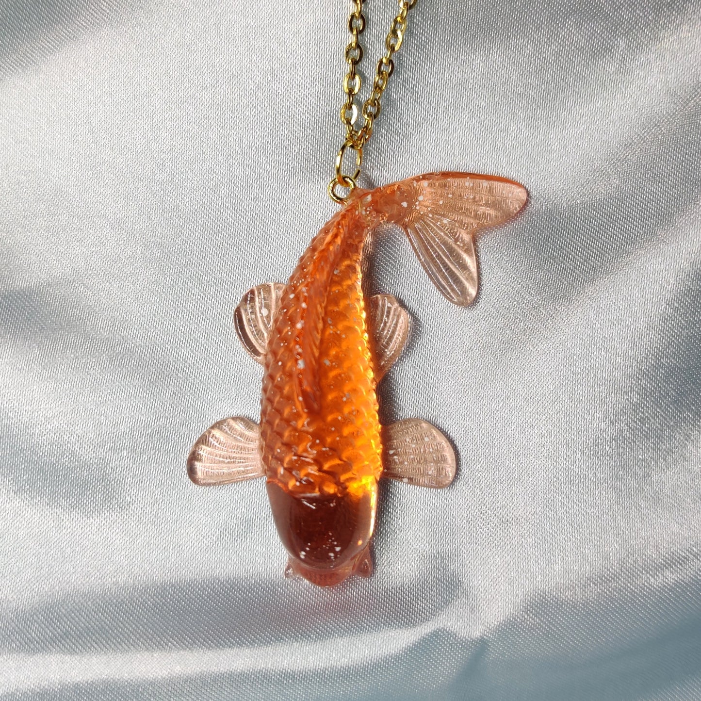 Speckled Koi Pendant