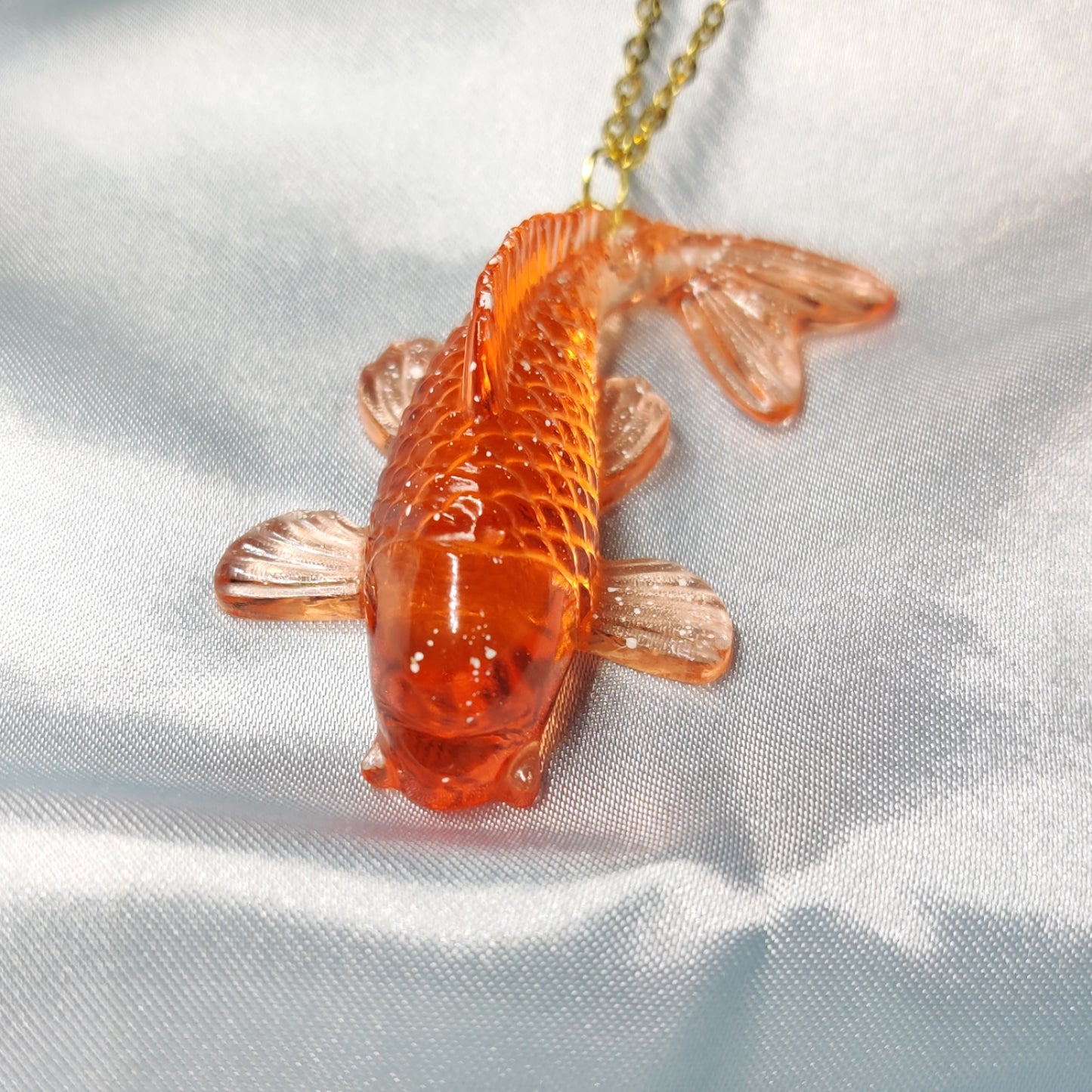 Speckled Koi Pendant