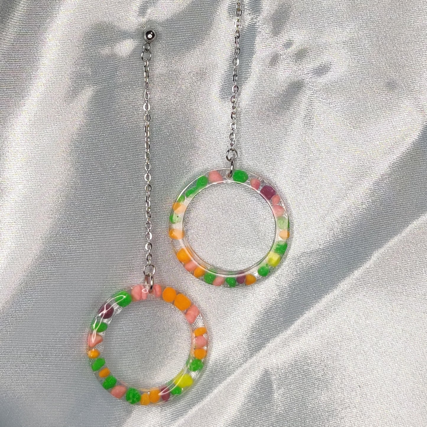 Nerd-Filled Round Earrings