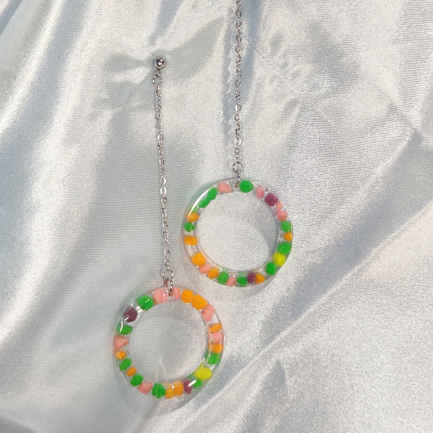 Nerd-Filled Round Earrings