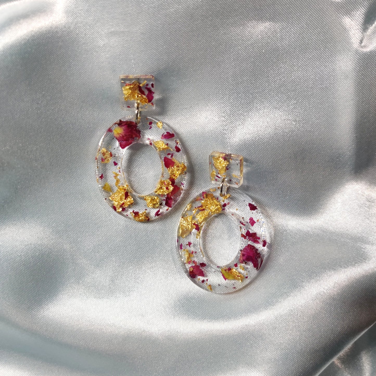 Elegant Rose Earrings