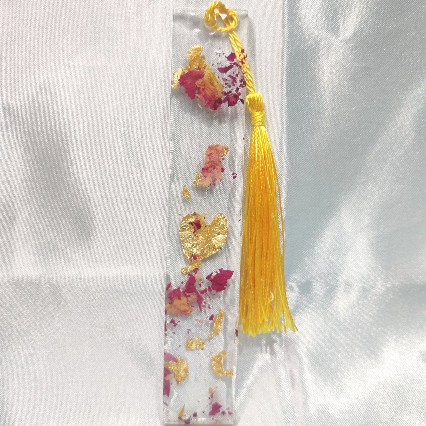 Peony and Gold Bookmark (Discount)