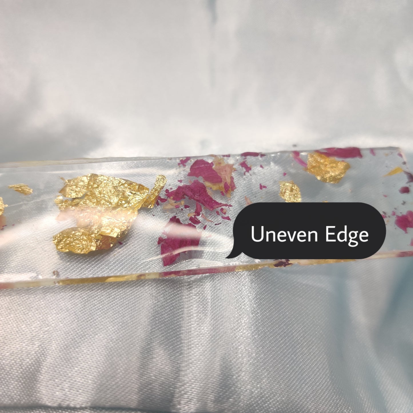 Peony and Gold Bookmark (Discount)