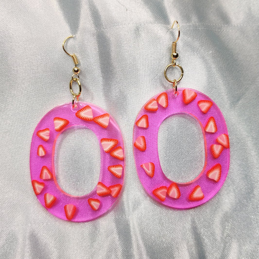 Strawberry Moscato Earrings